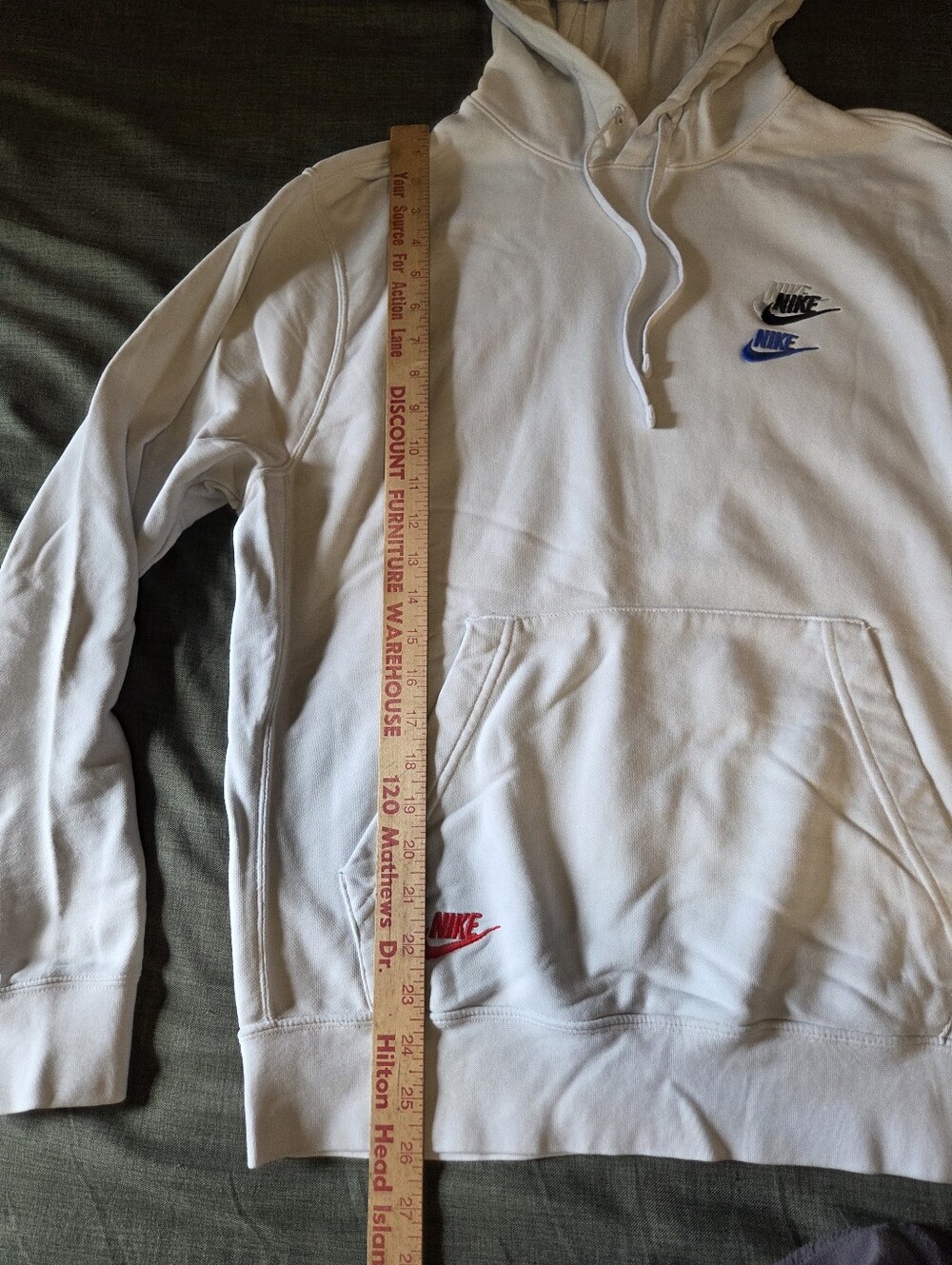 Nike Multi Logo Hoodie Size Medium - Picture 7 of 9